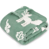 BORITAR 3D fox blanket close-up showing the playful design and cozy texture.