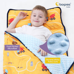 BORPRES nap mat carry handle and name tag make portability simple