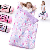 BORPRES nap mat with unicorn design provides cozy naptime for toddlers