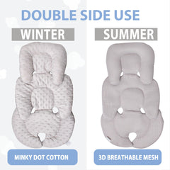 Boryokun 2-in-1 reversible insert showcases two sides for seasonal comfort.