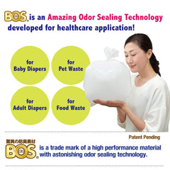 BOS 50-count XL white bags ready for daily chores