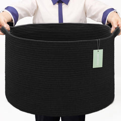 BOSROTY basket 22x14 side view, spacious storage for toys and towels.