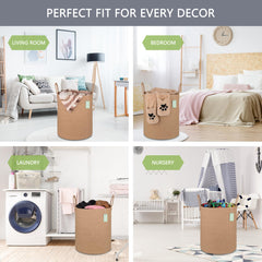 BOSROTY reinforced double stitched handles for easy carrying