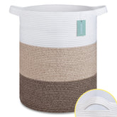 BOSROTY large blanket basket 72L, a stylish storage solution for blankets and toys.