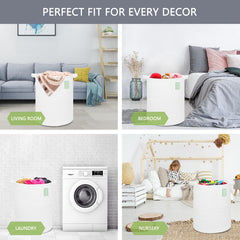 BOSROTY large laundry hamper top view for easy access to laundry and blankets