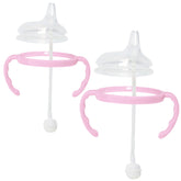 Botabee pink soft spout transition kit close-up for gentle sipping.