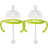 Botabee straw transition kit top enables smoother sipping on 5 oz and 8 oz bottles.