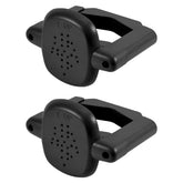 Boxob baby gate banister adapter set on round rail for secure no-drill mounting.