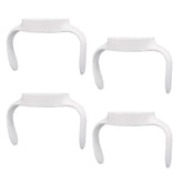 BOXOB bottle handles for Mam with ergonomic grip in white for easier independent drinking.