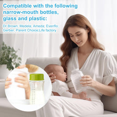 Boxob caps show precise dimensions for secure narrow-mouth bottle fit