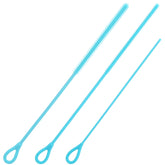 BOXOB extra-long 3mm straw brush cleans deep into narrow straws for thorough cleaning.
