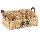 Brabtod trapezoid pet toy bin stores dog toys neatly for easy access.