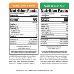 Brainiac veggie pouch—organic blend for toddler veggie nutrition.