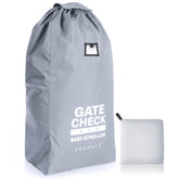 Bramble 45in gate-check stroller bag protecting a stroller during flights