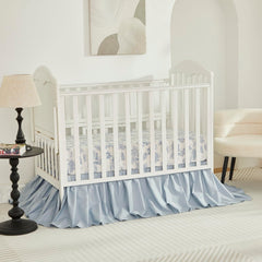Brandream 4-sided dust ruffle, 52in length fits standard cribs.