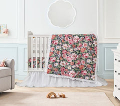 Brandream dust ruffle with 16-inch drop adds elegant coverage and texture