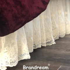 Brandream boho lace trim details elevate crib styling