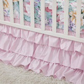 Brandream Crib Skirt with a 16 inch drop for a neat crib edge