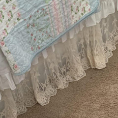 Brandream crib skirt fits standard cribs with a 16-inch drop