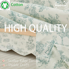 Brandream France country toile design complements boho farmhouse decor
