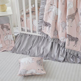Brandream Safari Animals crib sheet in soft percale for gentle newborn sleep