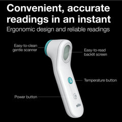 Braun Sensian Touch 5 color-guided backlight aids nighttime use.