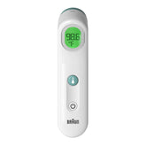 Braun Sensian Touch 5 display shows color-coded results for quick interpretation.