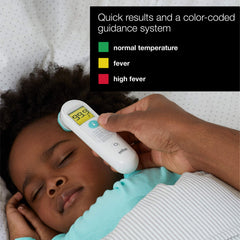 Braun TempleSwipe color-coded display for easy fever guidance