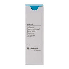 Brava Adhesive Remover 4-pack box highlighting portable, travel-ready packaging.