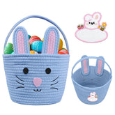 Brbecon Easter Bunny Basket with name tag ready for egg hunts.