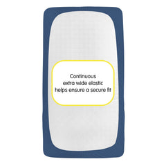 BreathableBaby nine-inch deep pockets secure mattress snugly