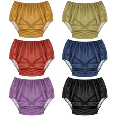 Breathffy six-pcs leakproof underwear colorful package image for rotation.