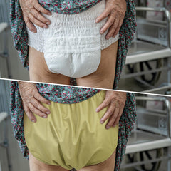 Breathffy waterproof fabric underwear highlighting leak protection and comfort.