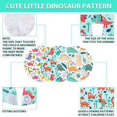 Breling dinosaur pattern close-up showcases playful designs for kids.