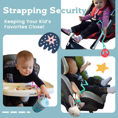 Brilli Baby Cup Catcher teether/toy attachment keeps items accessible for play