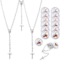 Brilucky Guardian Baby Angel rosary beads in a gift box for baptisms.