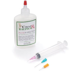 Briwax ChaiRX 4oz bottle with pour spout for precise wood conditioning