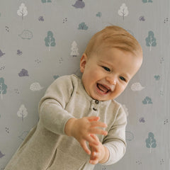 BROLEX breathable bassinet sheets keep baby cool and comfortable.