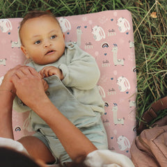 BROLEX changing pad cover with elastic edges delivers a secure, non-slip fit on standard pads