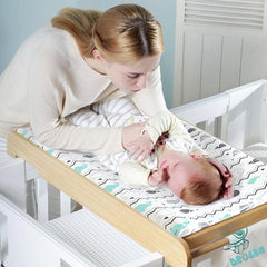 BROLEX jersey-knit changing pad cover soft touch fabric for sensitive skin