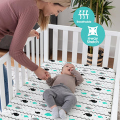 BROLEX secure-fit elastic edges keep sheets in place
