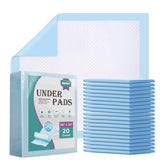 Brosive extra-large bed pad with absorbent core keeps dry and comfortable overnight.