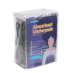 Brosive 36x72 bed pad laid flat for comfortable adult use.
