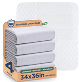 Brosive waterproof bed pad absorbent surface guards sheets overnight.