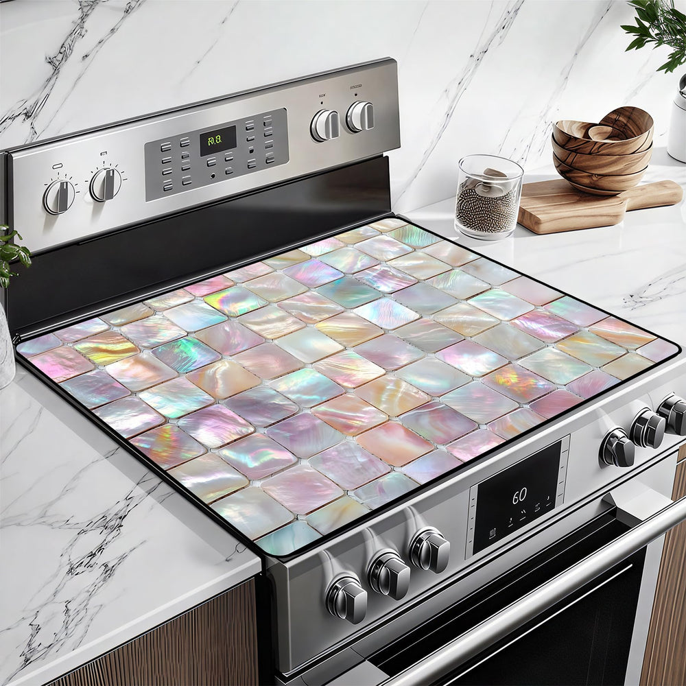BSFHH heat-resistant glass stove top cover with anti-slip surface