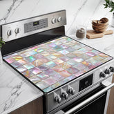 BSFHH heat-resistant glass stove top cover with anti-slip surface