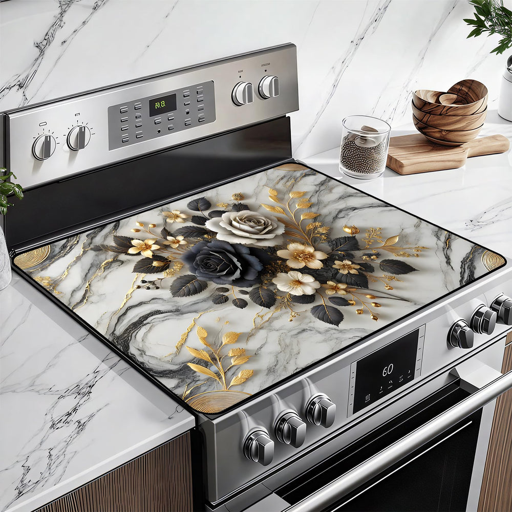 BSFHH heat-resistant top cover front view protects stovetop and expands workspace.