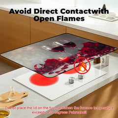 BSFHH scratch-resistant stove top cover preserves the surface from spills and heat exposure.