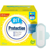 BST Protection panty liner with wings and Camellia extract for gentle, skin-loving daily comfort.