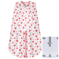 BSTOPPT newborn sleep sack swaddle with three-way swaddle options for snug sleep